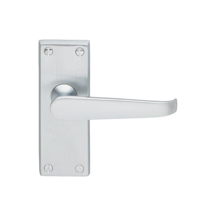 Contract Victorian Lever on Latch Backplate (Latch & Hinges Included)