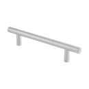 Straight T Bar Pull Handle 22mm G304 (225mm C/C) Pull Handle Eurospec Satin Stainless Steel 