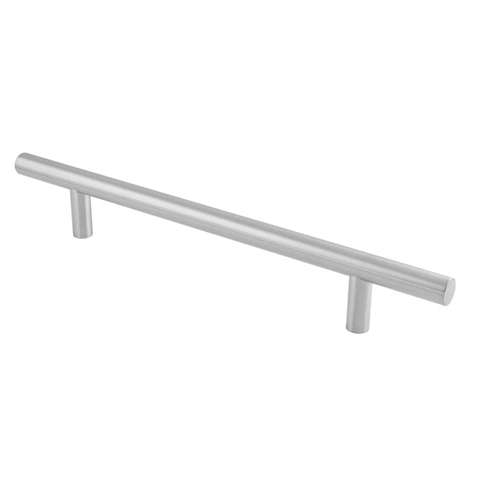 Straight T Bar Pull Handle 22mm G304 (300mm C/C) Pull Handle Eurospec Satin Stainless Steel 