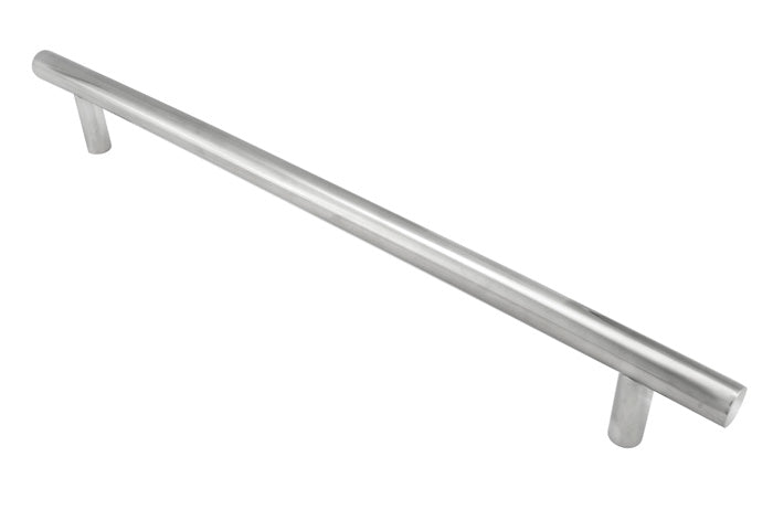 Straight T Bar Pull Handle 22mm G304 (450mm C/C)