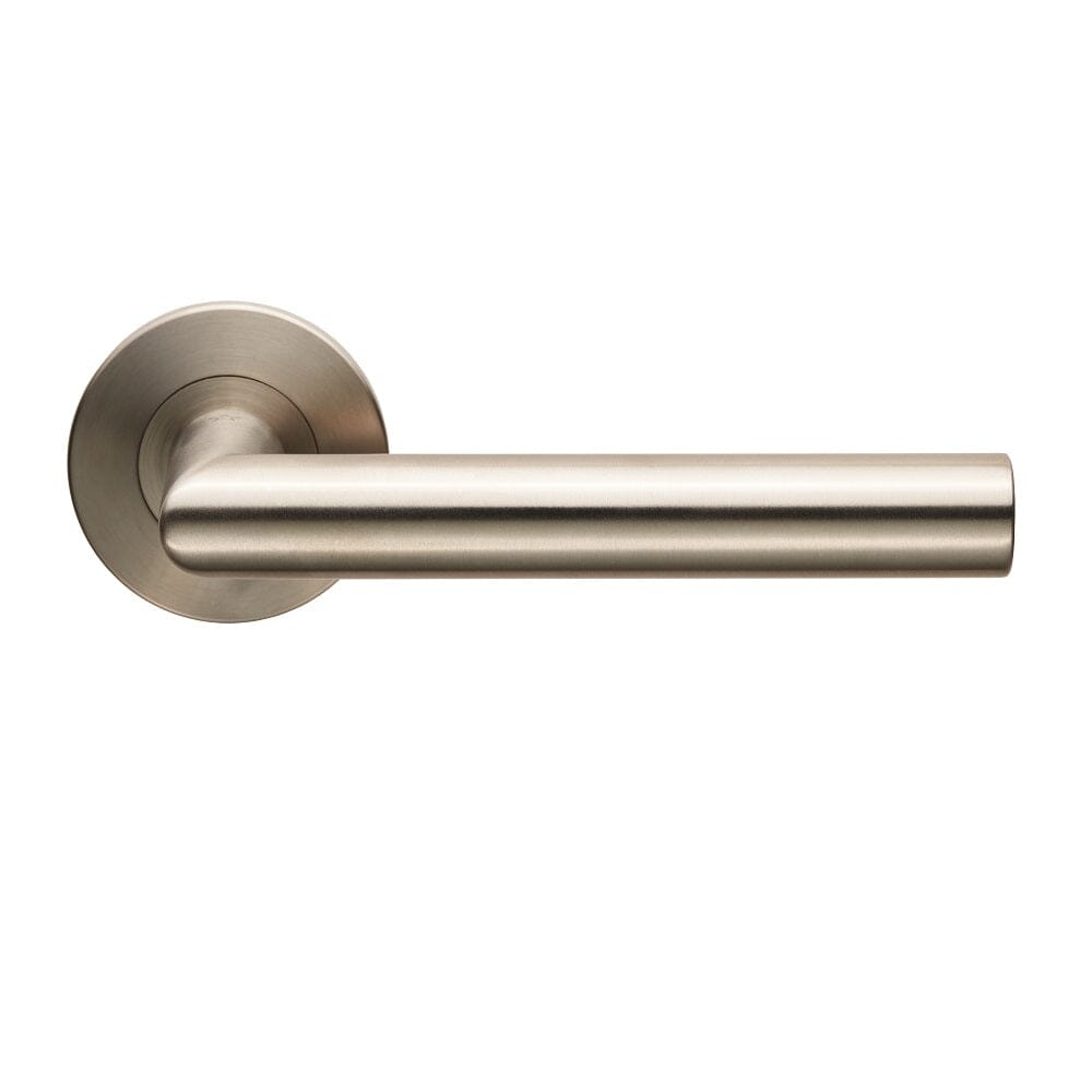 Treviri Lever on 6mm Slim Fit Sprung Rose (Latch & Hinges Included) Lever On Rose Eurospec Satin Stainless Steel 