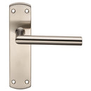 Steelworx Residential Mitred Lever on Latch Backplate (Latch & Hinges Included) Lever On Backplate Eurospec Satin Stainless Steel 
