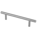 Straight T Bar Pull Handle 19mm G201 (225mm C/C) Pull Handle Eurospec Satin Stainless Steel 