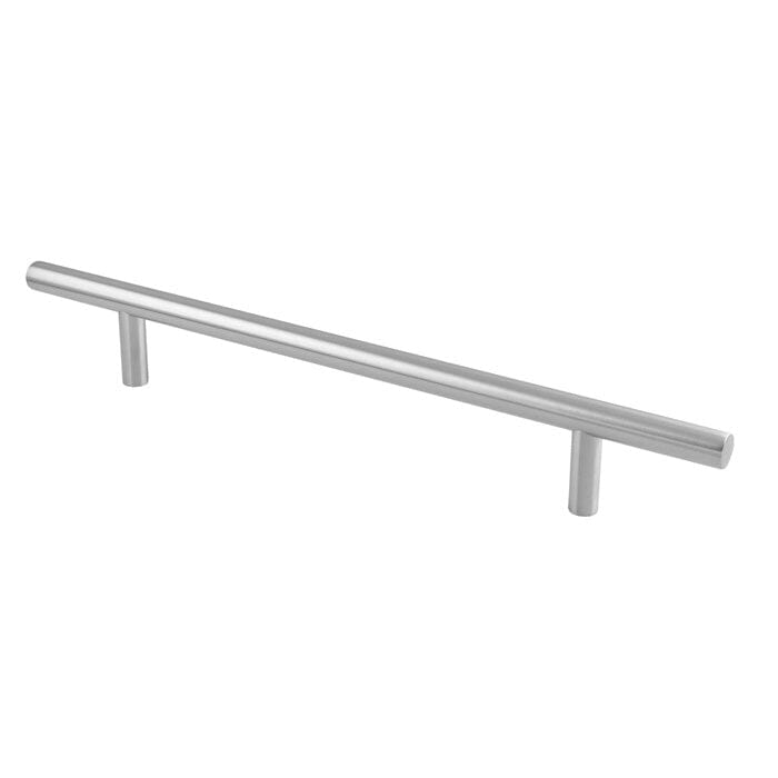 Straight T Bar Pull Handle 19mm G201 (300mm C/C) Pull Handle Eurospec Satin Stainless Steel 
