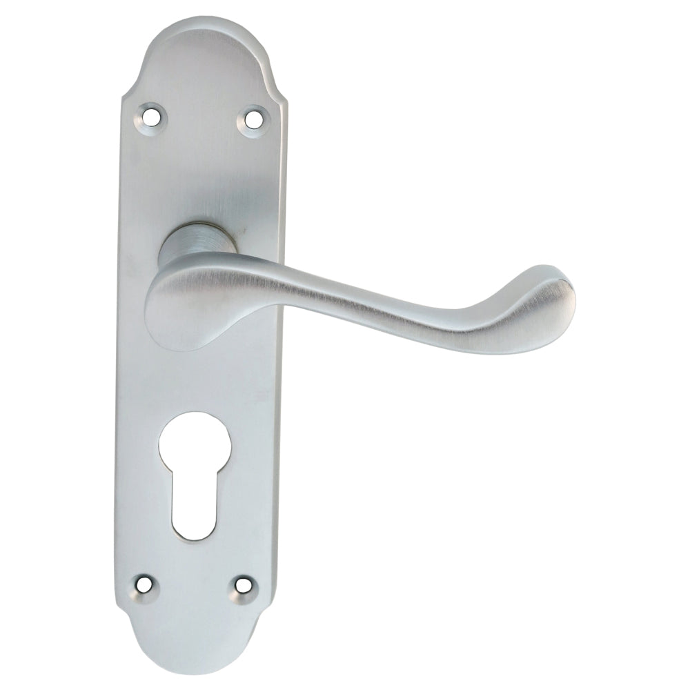 Oakley Lever on Euro Lock Backplate (Latch & Hinges Included)