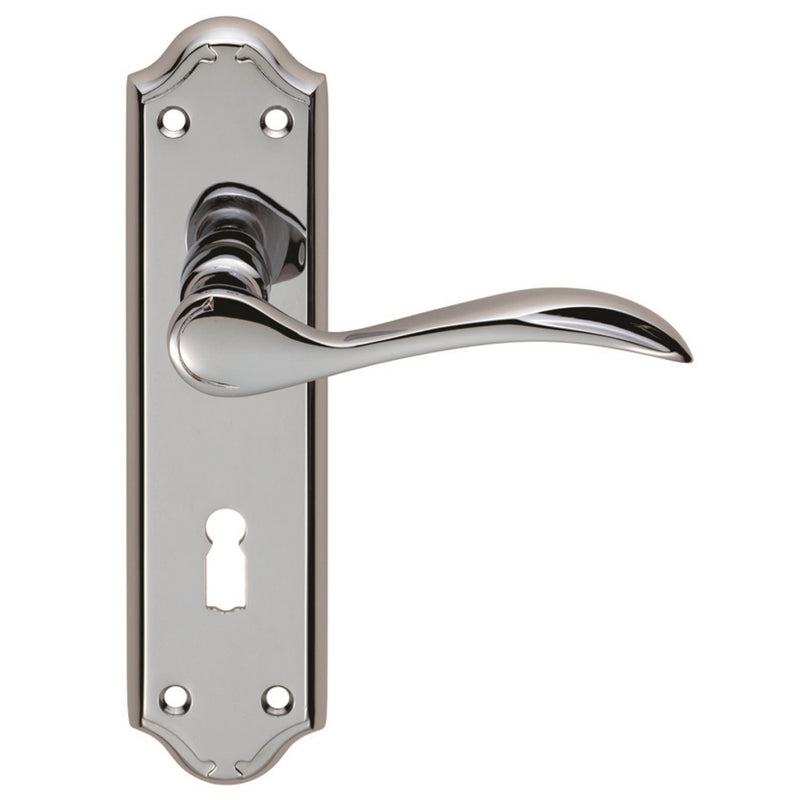 Madrid Lever on Lock Backplate (Latch & Hinges Included)