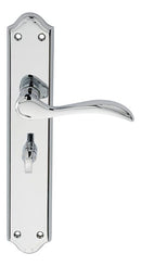 Madrid Lever on Long WC Backplate (Latch & Hinges Included)
