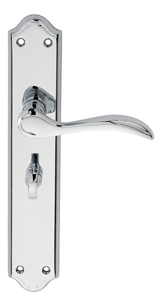 Madrid Lever on Long WC Backplate (Latch & Hinges Included)