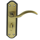 Wentworth Lever on WC Backplate (Latch & Hinges Included) Lever On Backplate Carlisle Brass Florentine Bronze 