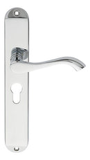 Andros Lever on Euro Lock Long Backplate (Latch & Hinges Included)
