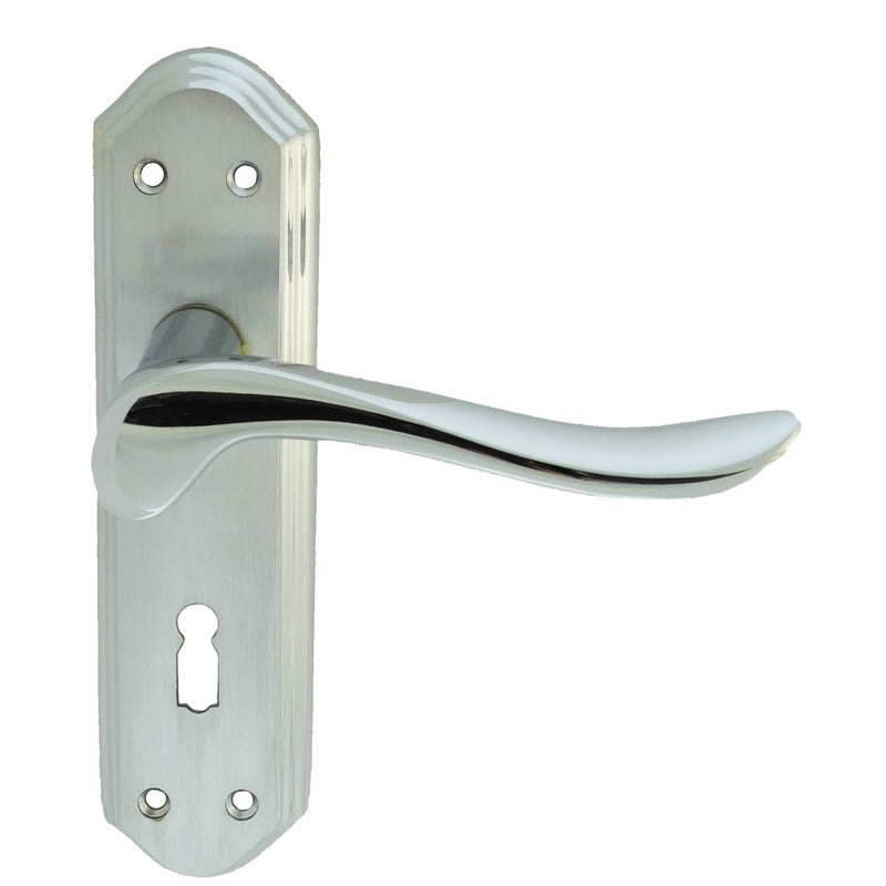 Lytham Lever on Lock Backplate (Latch & Hinges Included)