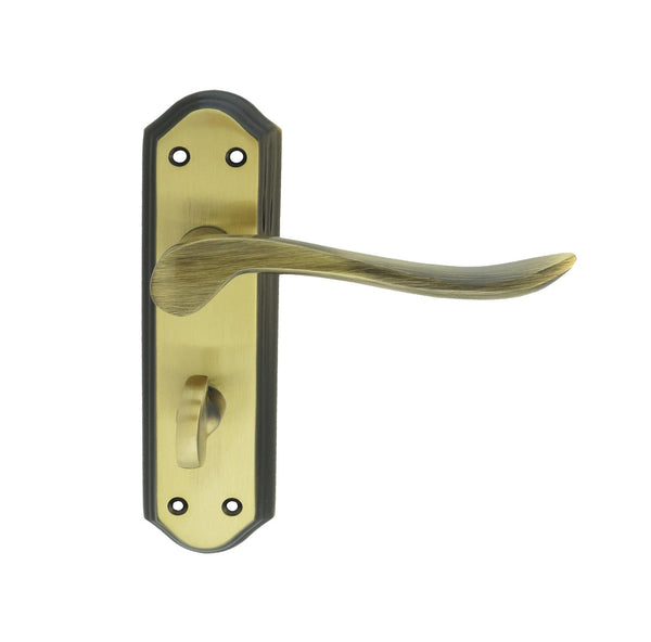 Lytham Lever on WC Backplate (Latch & Hinges Included)