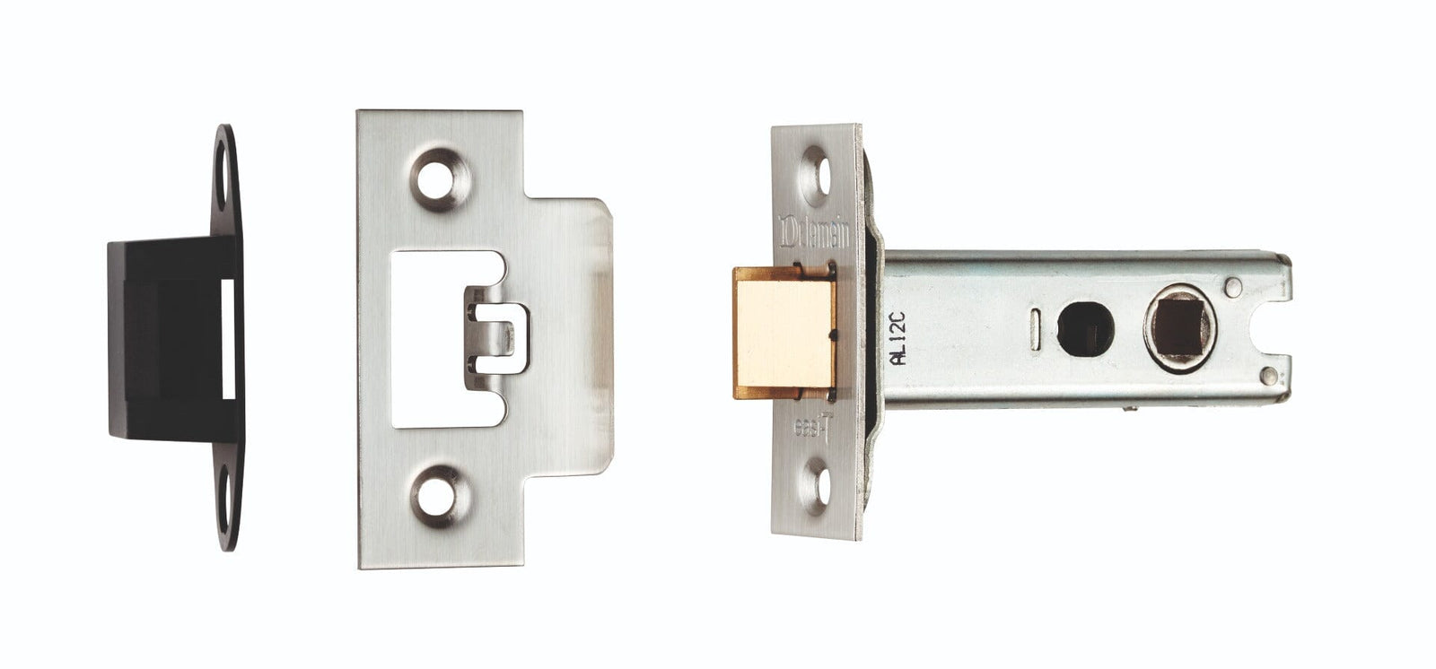 Tubular Latch Heavy Sprung 102mm Mortice Latch Carlisle Brass Stainless Steel 