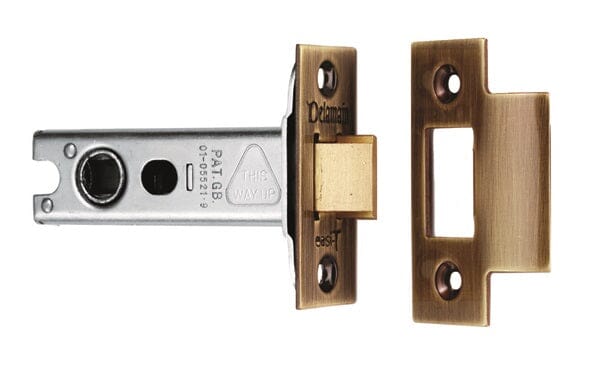 Tubular Latch Heavy Sprung 102mm Mortice Latch Carlisle Brass Florentine Bronze 