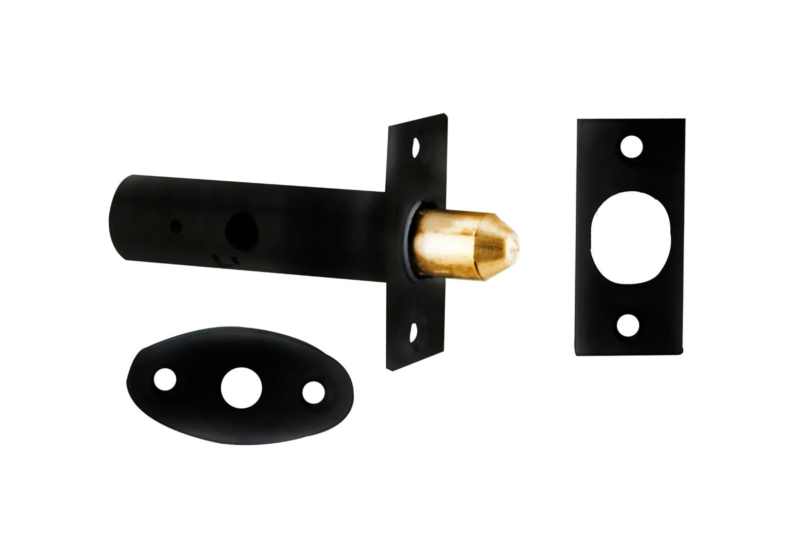Security Door Bolt Deadbolt Eurospec Black 