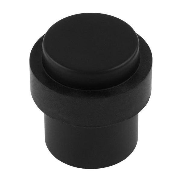 Steelworx Floor Mounted Pedestal Door Stops Matt Black DSF1030MB