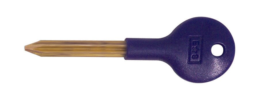 Security Door Bolt Key Key Carlisle Brass Blue Nylon 