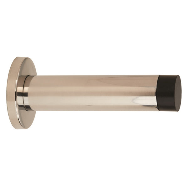 Steelworx Wall Mounted Door Stop 102mm Bright Stainless Steel DSW1017BSS