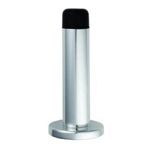 Skirting Mounted Door stop Door Stop Eurospec Polished Anodised Aluminium 
