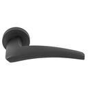 Manital Dune lever on Round Rose Anthracite (Latch & Hinges Included)