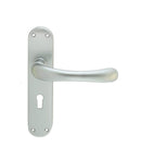 Ibra Lever On Backplate Lock 57mm C/C (Latch & Hinges Included)