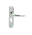 Lilla Lever on Euro Lock Backplate (Latch & Hinges Included)