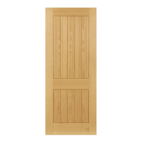 Ely Prefinished Oak 2 Panel FD30 FSC Internal Fire Door - Door Station