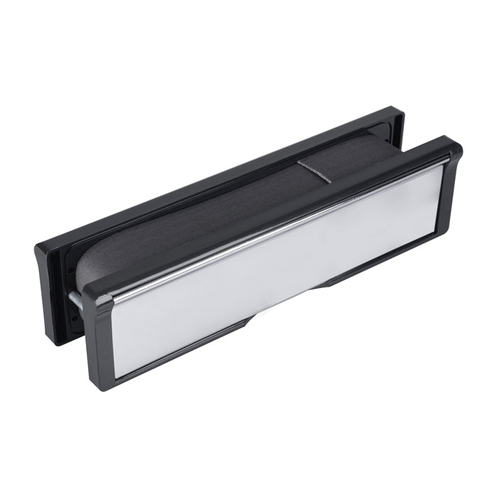 Intumescent Letterbox Assemblies 254mm Polished Chrome ES301