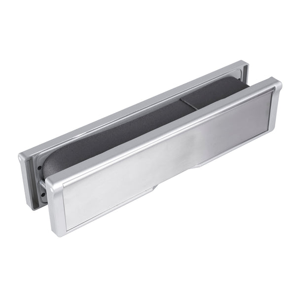 Intumescent Letterbox Assemblies 254mm Satin Stainless Steel ES308