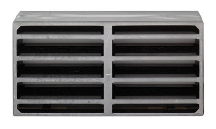 Intumescent Air Transfer Vent Grille 150 x 150mm Silver ES400