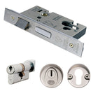 Easi T Euro Profile BS Cylinder and Turn Sashlock 76mm