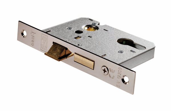 Easi-T Economy Euro Profile Sashlock 76mm Nickel Plate ESE5030NP