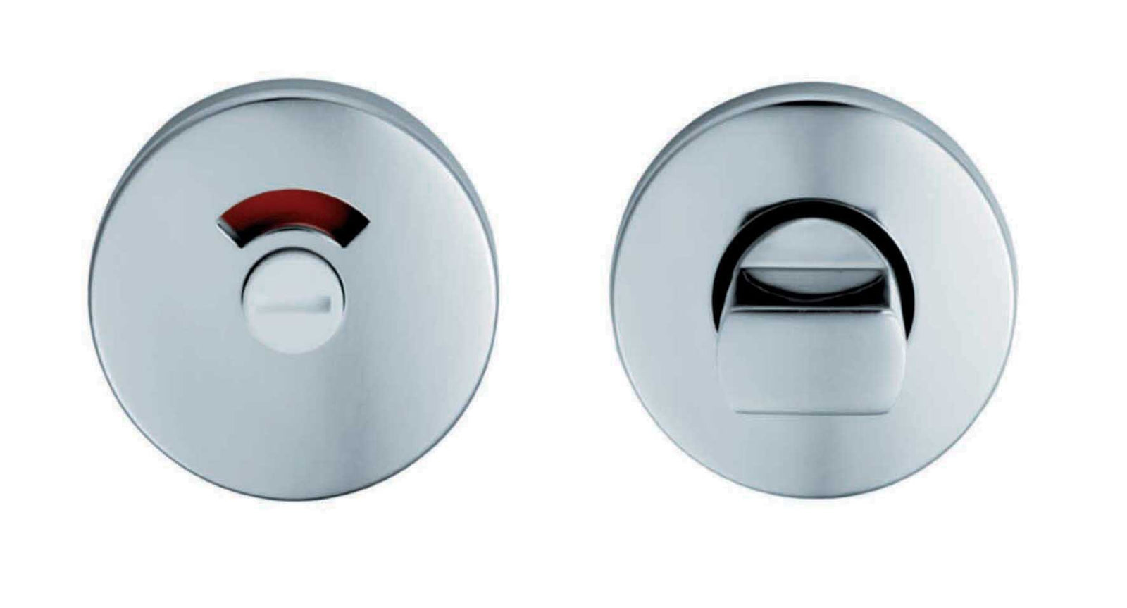 Thumbturn & Release c/w indicator Turn & Release Eurospec Polished Anodised Aluminium 
