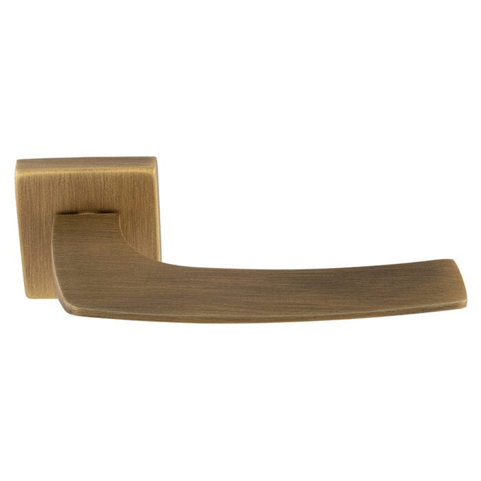 Katana Lever On Concealed Fix Push-On Square Rose (Latch & Hinges Included)