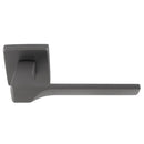 Manital Flash Lever On Square Rose Anthracite (Latch & Hinges Included)