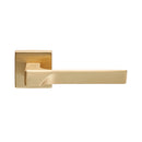 Flash Lever on Square Rose (Latch & Hinges Included)
