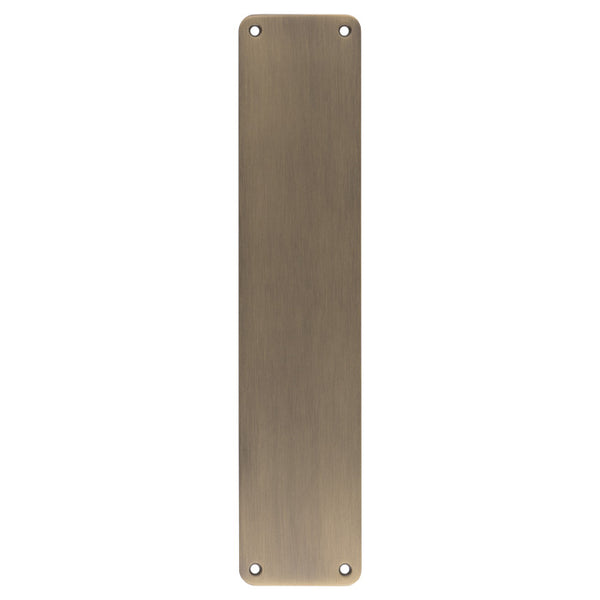 Finger Plate Plain Antique Brass FPP1350AB