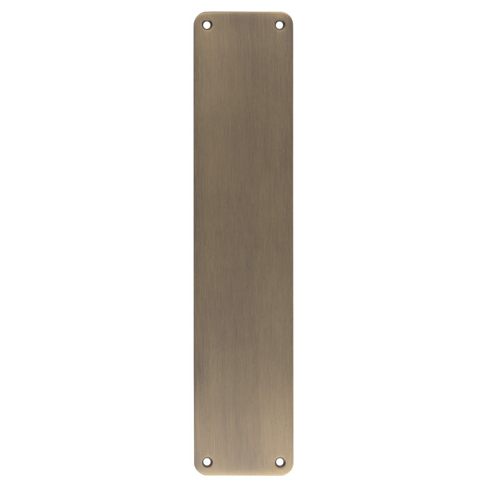 Finger Plate Plain Antique Brass FPP1350AB