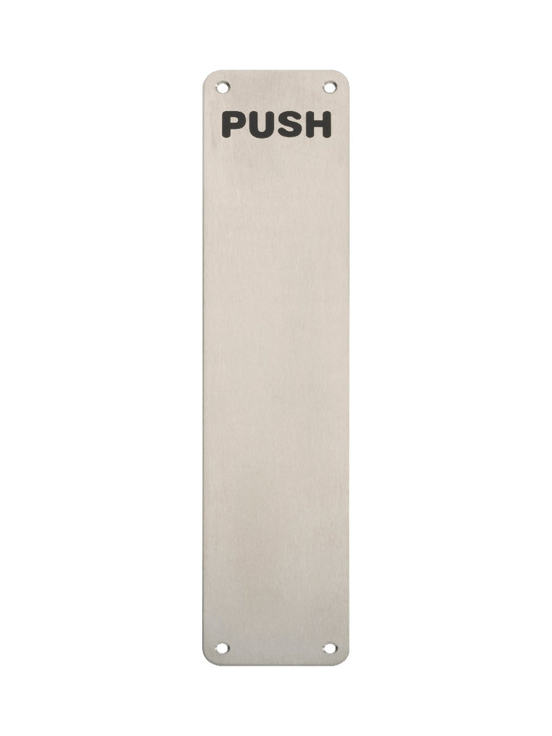 Finger Plate Push Satin Stainless Steel FPP1352SSS