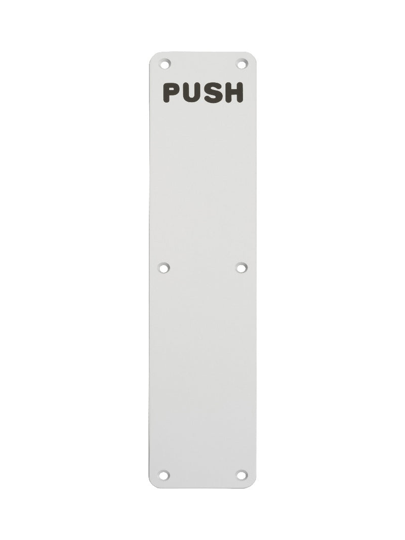 Push Finger Plate Satin Anodised Aluminium FPP43502SAA