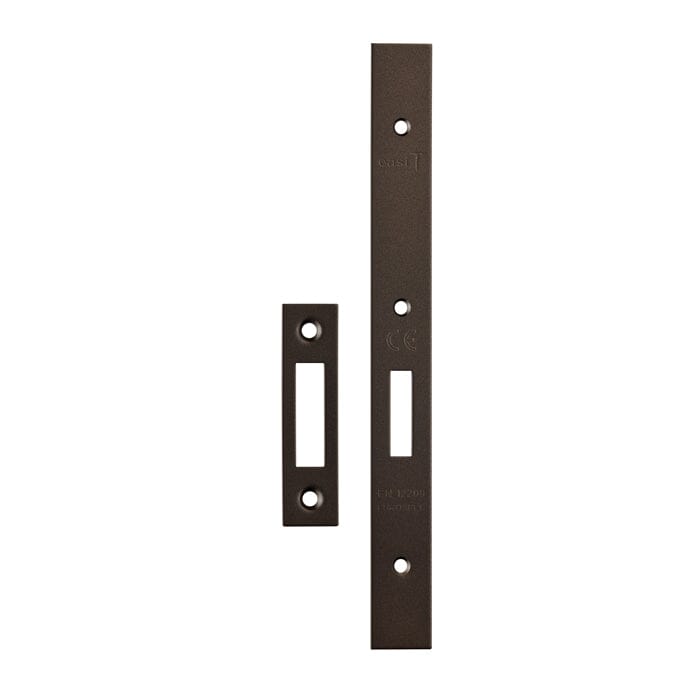 Din Deadlock Forend & Strike Pack Forend & Strike Eurospec Matt Bronze 