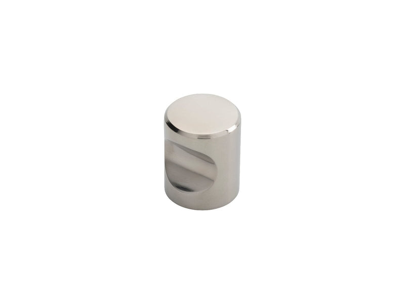 Cylindrical Knob 25mm Cupboard Knob Carlisle Brass Polished Stainless Steel 
