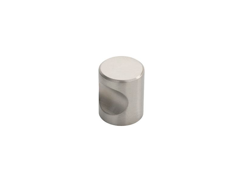Cylindrical Knob 25mm Cupboard Knob Carlisle Brass Stainless Steel 