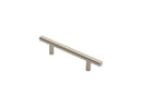 Steel T-Bar Handle Pull Handle Carlisle Brass Satin Nickel 96mm 