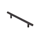 Steel T-Bar Handle Pull Handle Carlisle Brass Matt Black 128mm 