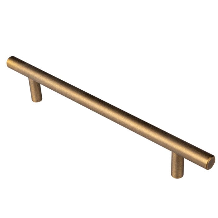 Steel T-Bar Handle Pull Handle Carlisle Brass Antique Brass 160mm 