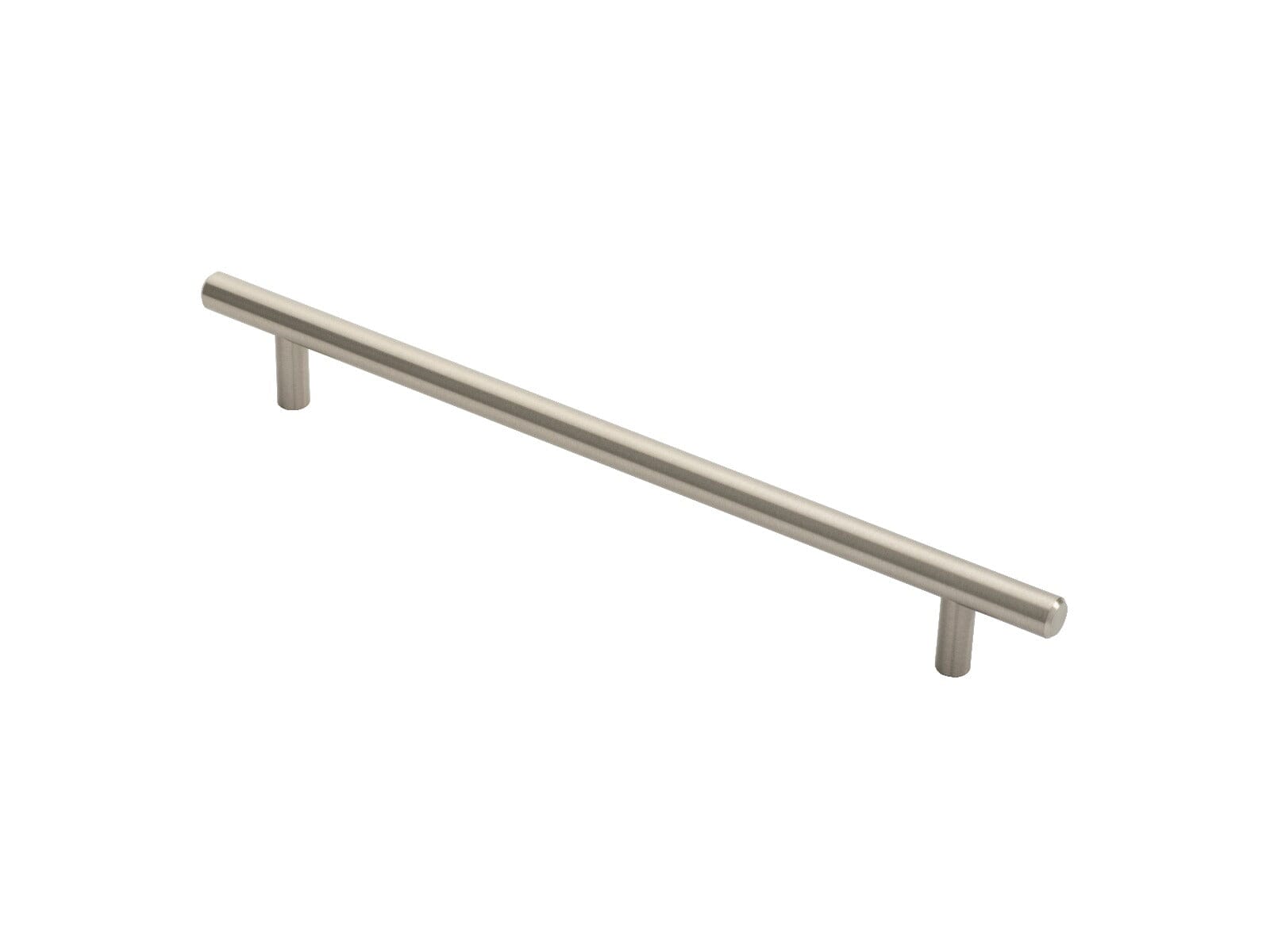 Steel T-Bar Handle Pull Handle Carlisle Brass Satin Nickel 224mm 