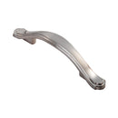Stepped Edge Bow Handle Pull Handle Carlisle Brass Satin Nickel 