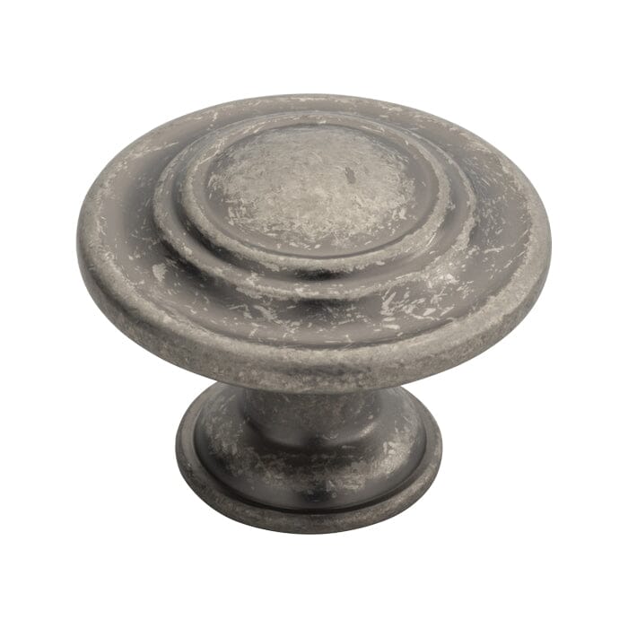 Traditional Pattern Knob 34mm Cupboard Knob Carlisle Brass Pewter 