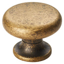 Temperance Knob 35mm Cupboard Knob Carlisle Brass Antique Brass 